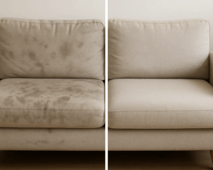 Clean Sofa in cozy living room