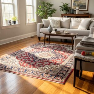 oriental rug after professional rug cleaning